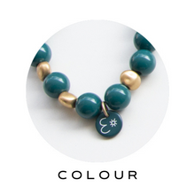 Carica l&#39;immagine nel visualizzatore di Gallery, COLOUR bracciale elastico e collana
