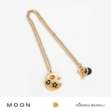 Carica l&#39;immagine nel visualizzatore di Gallery, MOON collana con ciondoli
