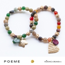 Carica l&#39;immagine nel visualizzatore di Gallery, POEME bracciale elastico colori assortiti
