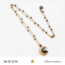Carica l&#39;immagine nel visualizzatore di Gallery, MOON collana con ciondoli
