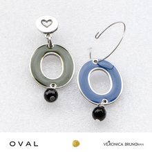 Carica l&#39;immagine nel visualizzatore di Gallery, OVAL collana, bracciale catena e orecchini
