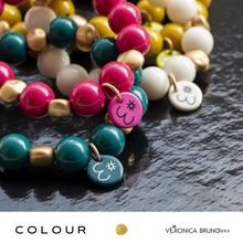 Carica l&#39;immagine nel visualizzatore di Gallery, COLOUR bracciale elastico e collana
