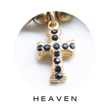 Carica l&#39;immagine nel visualizzatore di Gallery, HEAVEN bracciale elastico con croce

