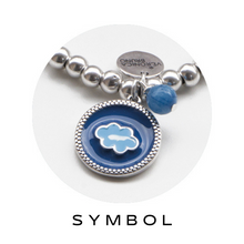 Carica l&#39;immagine nel visualizzatore di Gallery, SYMBOL bracciale elastico con ciondolo
